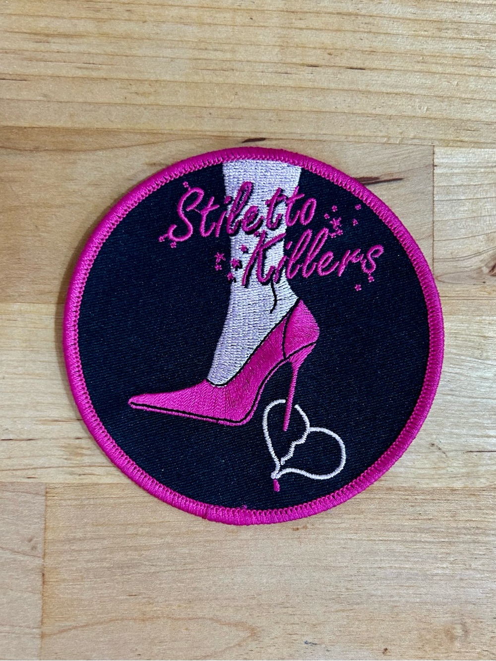 RARE Stiletto Killers Iron on Patch from Hot Topic By Kelly Osbourne 2004 Y2K